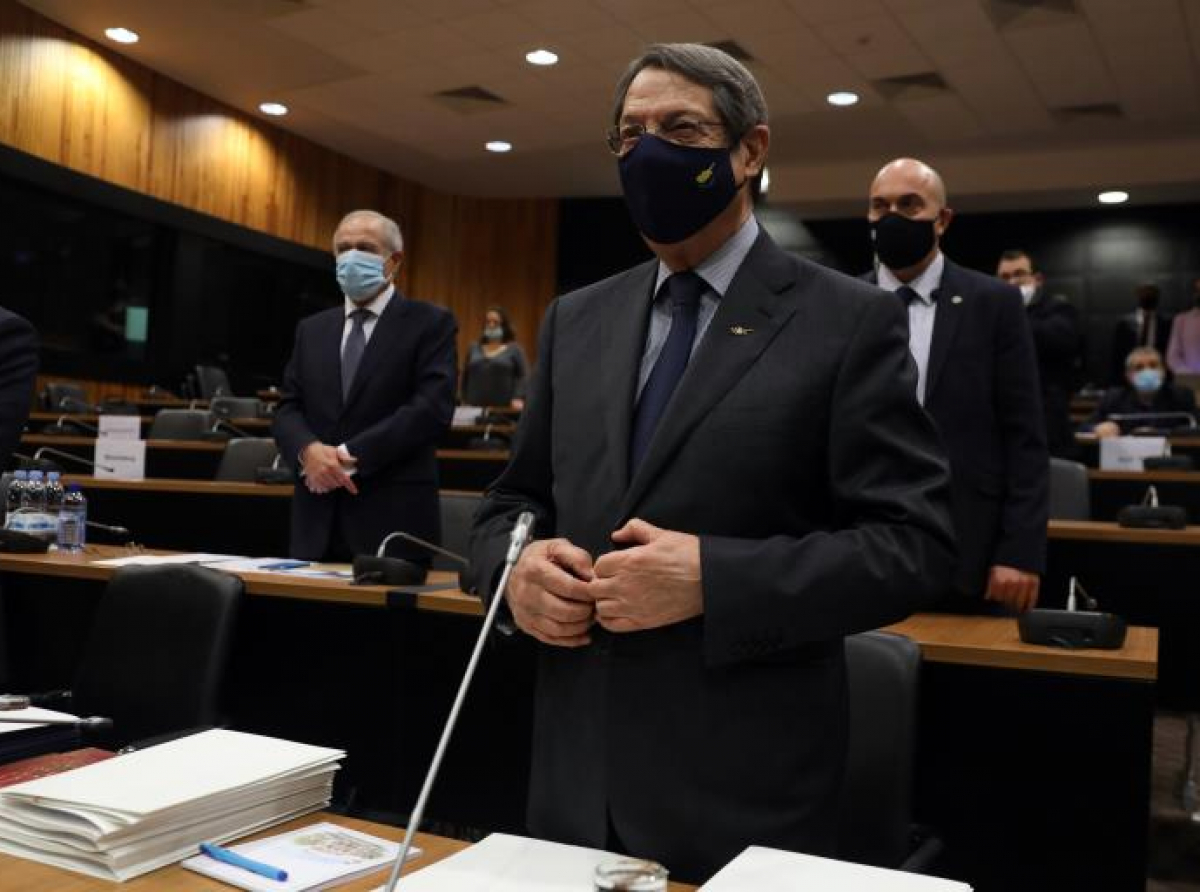 Κατέθεσε ο Πρόεδρος Αναστασιάδης στην Ερευνητική Επιτροπή
